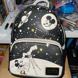 Loungefly Disney Archives Mickey Mouse Moon Mini Backpack